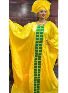 ankara boubou church dress style