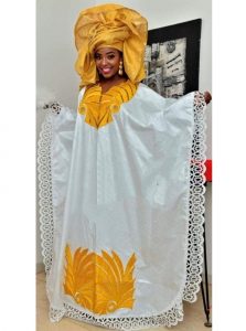 church ankara boubou gown style for young moms