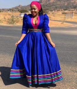 ankara long gown style for busty ladies