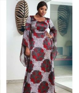 stylish ready made ankara long gown for young ladies