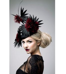 floral fascinator headpiece style for carnival