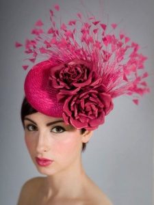 floral fascinator style for wedding