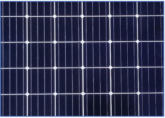 Sample of mono-crystalline solar module