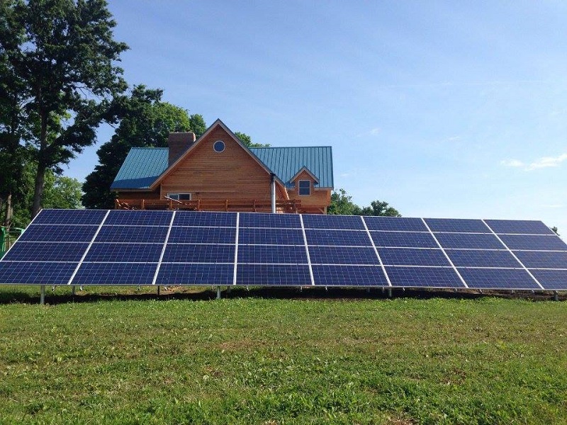 Ground mounted solar arrays