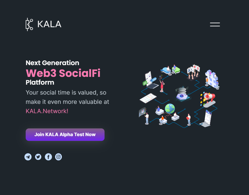 how to make money with kala network create to earn socialfi app